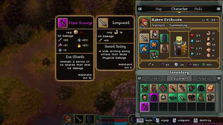 قائمة أبطال Hammerwatch 2 فئة - جميع التخصصات في المرتبة