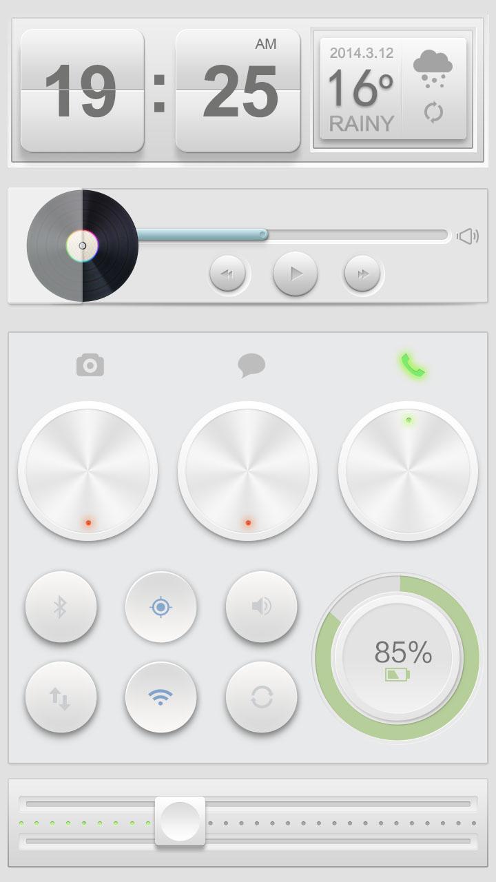 White Soul GO Locker Theme