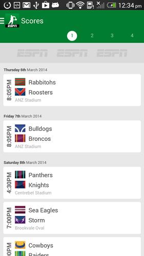 NRL Live Scores - League Now
