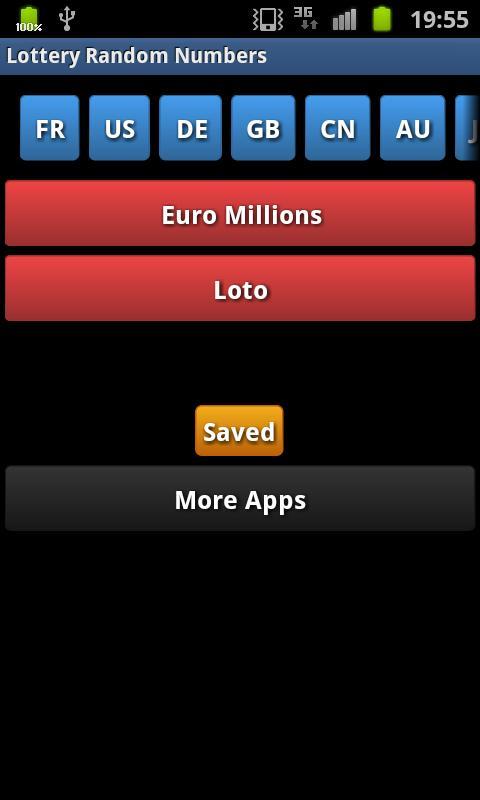 Lottery Random Numbers