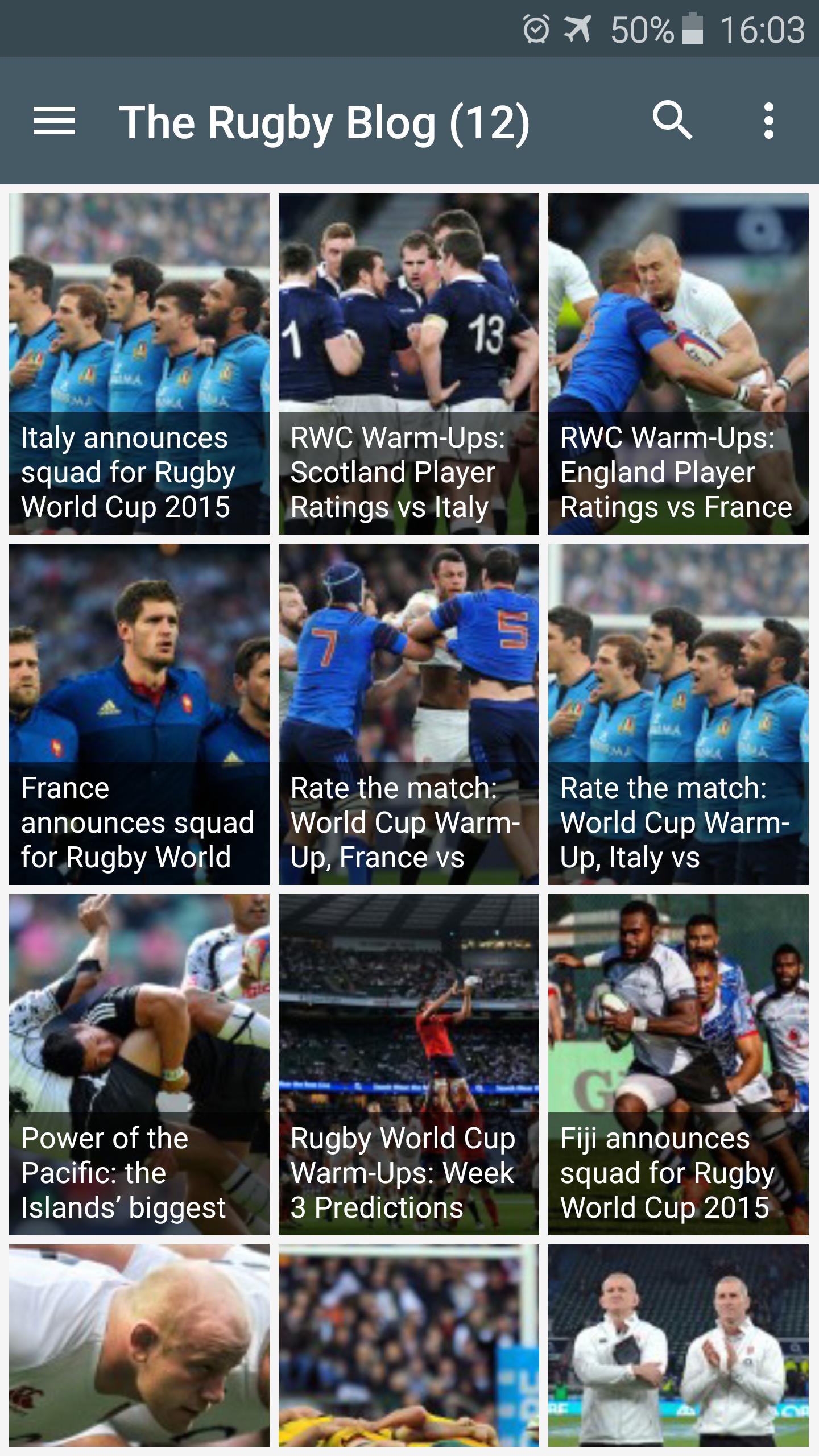 Rugby News