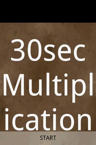 30sec Multiplication