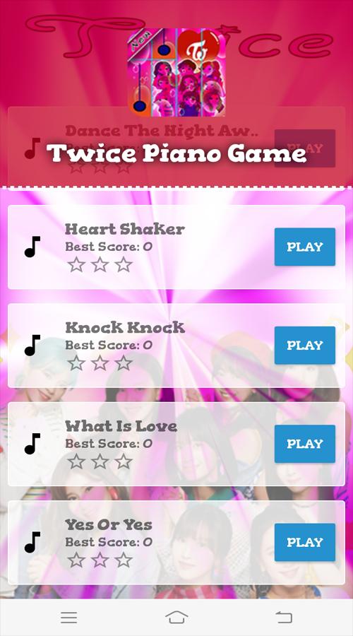 Twice Piano Game